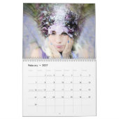 森林カレンダーの妖精の国 カレンダー (2月 2027)