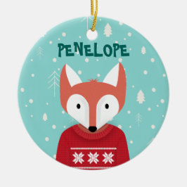 森林クリスマス セラミックオーナメント