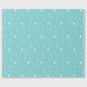 森林クリスマス ラッピングペーパー (フラット)