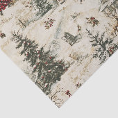 森林クリッター付きヴィンテージクリスマス 薄葉紙 (詳細)