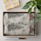 森林クリッター付きヴィンテージクリスマス 薄葉紙 (ギフト)