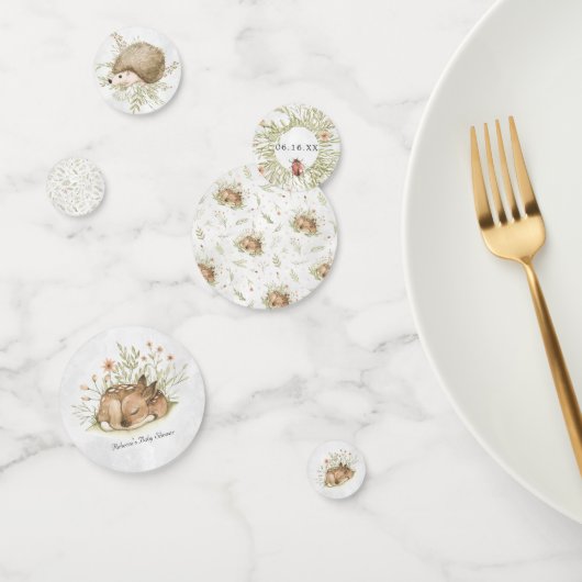 森林シカ|の森林動物のパーティー コンフェッティ (グループ)