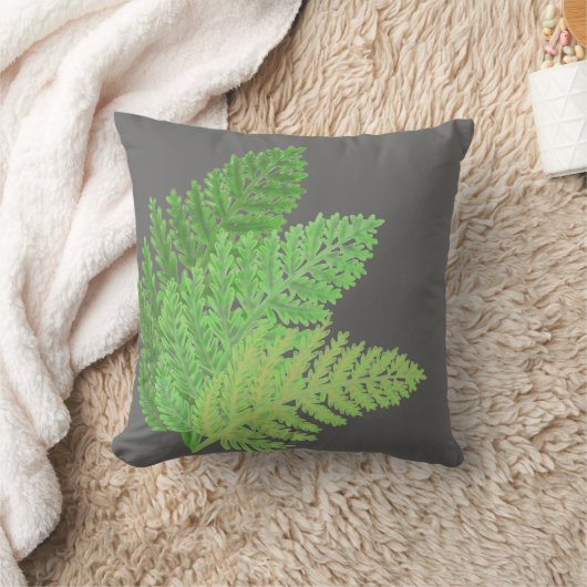 森林シダ クッション (ブランケット)