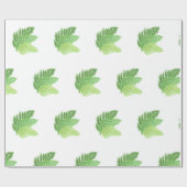 森林シダ ラッピングペーパー (フラット)