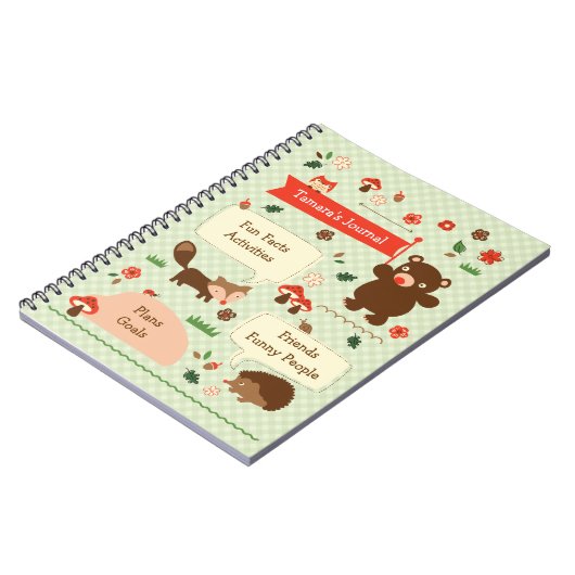 森林ジャーナルNotebbok ノートブック (左側)