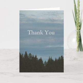 森林スカイラインカード サンキューカード