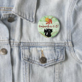 森林スカンクボタン 缶バッジ (インサイチュ)