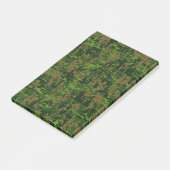森林スタイルのデジタル緑のカムフラージュの装飾 ポストイット (アングル)