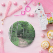 森林トレイル ペーパープレート (パーティー)