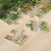 森林トンネルの秋のツリー表示のジグソーパズル ジグソーパズル (側面)