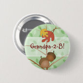 森林ドングリボタン 缶バッジ (正面&裏面)