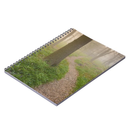 森林ノートに導く歩く道 ノートブック (左側)