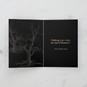 森林ハロウィン不気味の魔女 カード (内部)