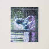 森林パズルのユニコーン ジグソーパズル (縦)