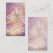 森林ファンタジーの芸術の名刺の女性 名刺 (正面/裏面)