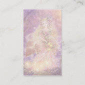 森林ファンタジーの芸術の名刺の女性 名刺 (裏面)