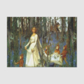 森林プリンセスの小びとの騎士おとぎ話のファンタジー 薄葉紙 (正面)