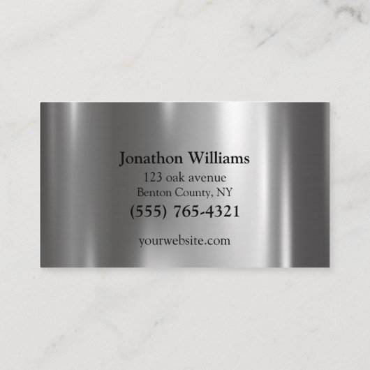 森林プロフェッショナルツリーのトリミングのサービス 名刺 (裏面)