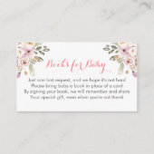 森林ベビーシャワーの本代わりにカード エンクロージャーカード (正面)