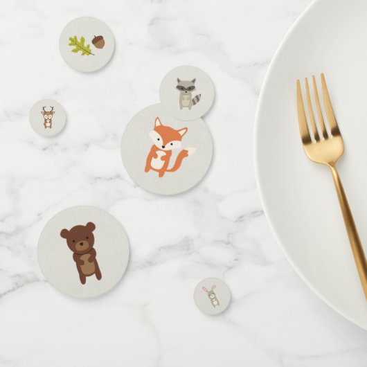 森林ベビーシャワー コンフェッティ (グループ)