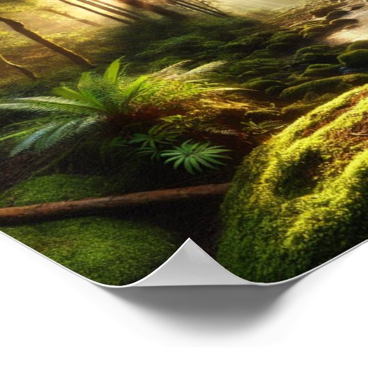 森林ポスター ポスター (角)