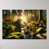 森林ポスター ポスター (正面)