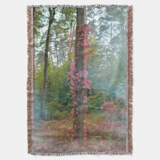森林ムード スローブランケット (正面縦)
