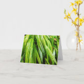 森林メッセージカード-日本のな森林草 カード (黄色い花)