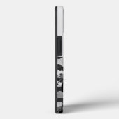 森林モノグラムから大きなラックを持つ鹿 Case-Mate iPhoneケース (裏面 / 右)