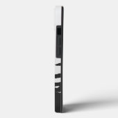 森林モノグラムから大きなラックを持つ鹿 Case-Mate iPhoneケース (裏面 / 左)