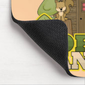 森林レーンジャー-ブルネットの女の子 マウスパッド (コーナー)