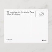 森林ロードモラン州パーク ポストカード (裏面)