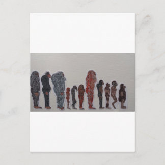 森林人々の作成の整列 ポストカード