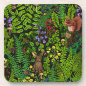 森林伐採と植物 コースター (正面)