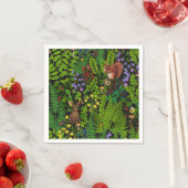 森林伐採と植物 スタンダードカクテルナプキン (インサイチュ)