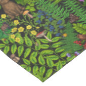 森林伐採と植物 テーブルクロス (アングル)