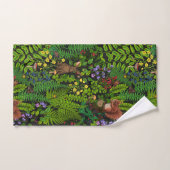 森林伐採と植物 バスタオルセット (ハンドタオル)