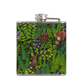 森林伐採と植物 フラスク (裏面)