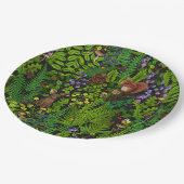 森林伐採と植物 ペーパープレート (アングル)