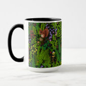 森林伐採と植物 マグカップ (左)