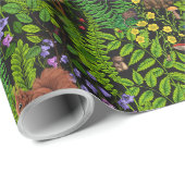 森林伐採と植物 ラッピングペーパー (ロールコーナー)