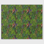 森林伐採と植物 ラッピングペーパー (フラット)