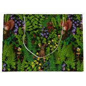 森林伐採と植物 ラージペーパーバッグ (正面)