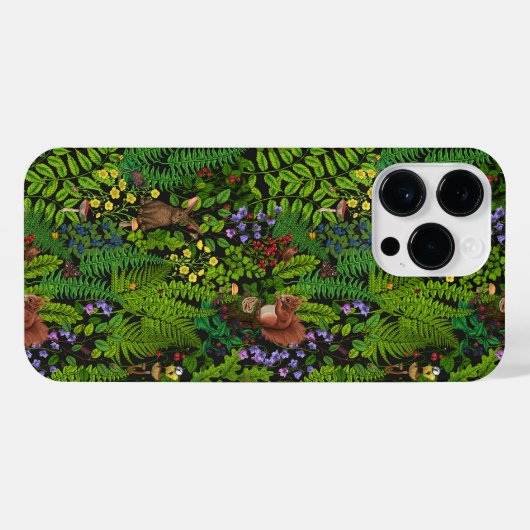 森林伐採と植物 iPhoneケース (裏面横)