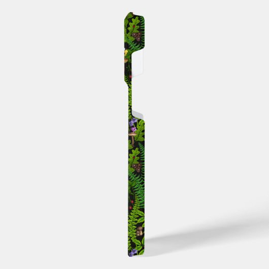 森林伐採と植物 iPhoneケース (左側面)