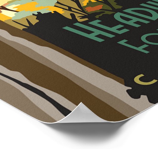 森林保護区 ポスター (角)