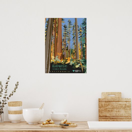 森林保護区 ポスター (キッチン)