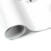 森林冬の不思議の国の鳥およびシカ ラッピングペーパー (ロールコーナー)