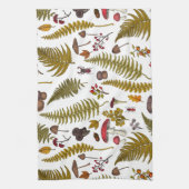 森林動植物2 キッチンタオル (縦)