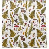 森林動植物2 シャワーカーテン (正面)